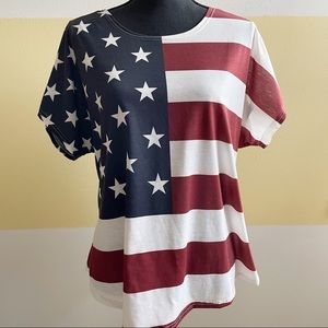 American Flag Women’s Tee